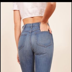 Reformation wide leg jeans